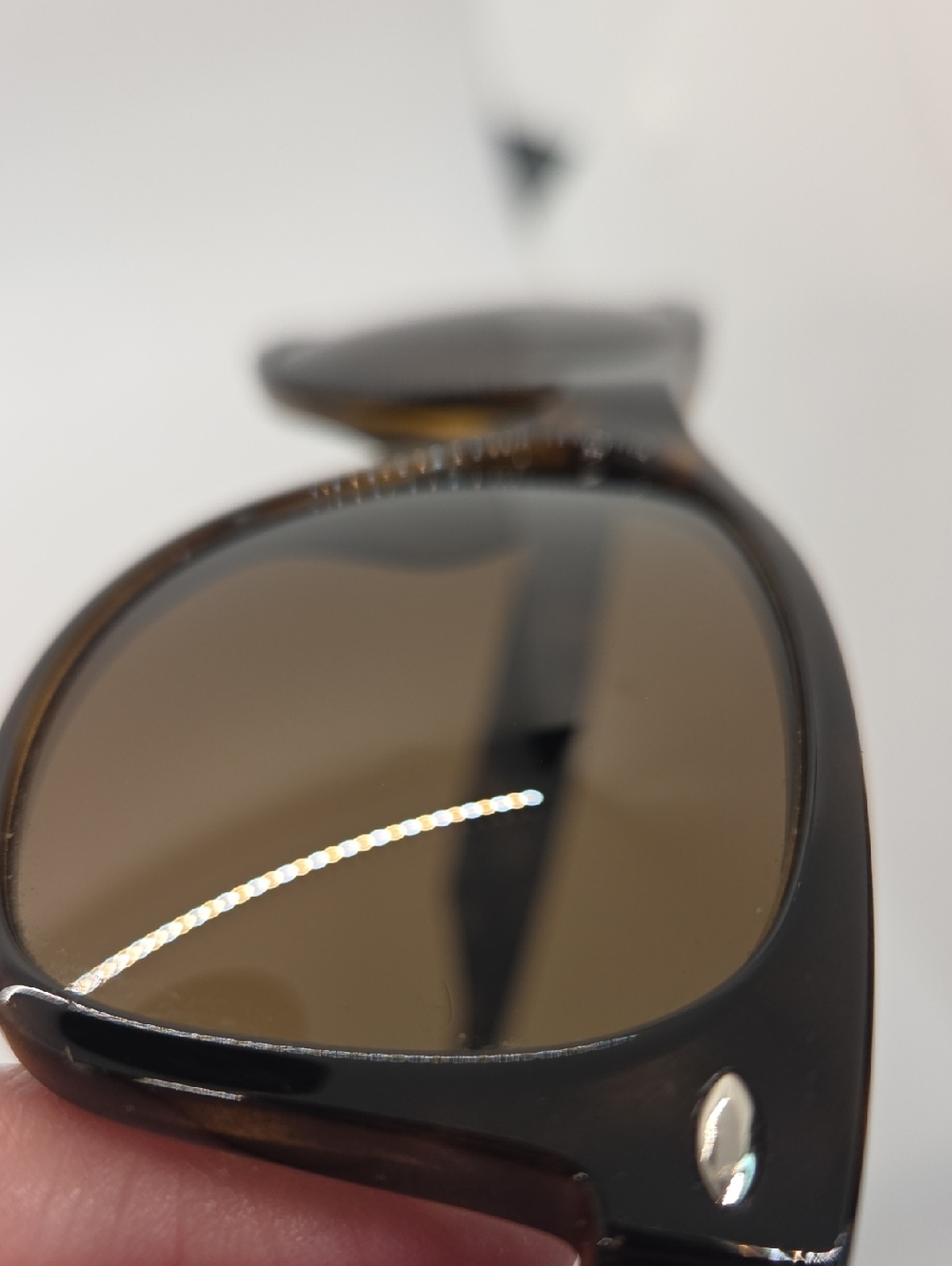 Ray-Ban RB2132 Tortoiseshell Brown New Wayfarer Polarized Sunglasses - Picture 8 of 16